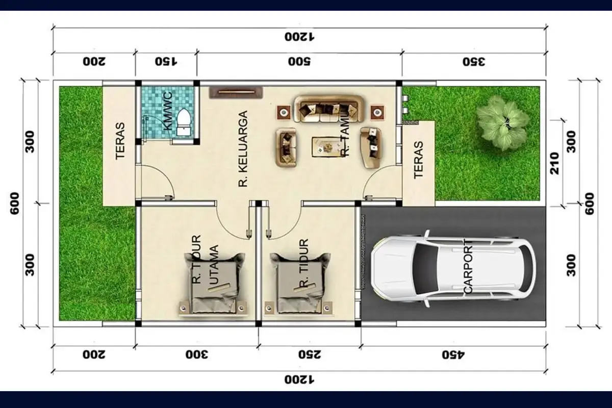 Type 36/72 Tahap 2 View 2